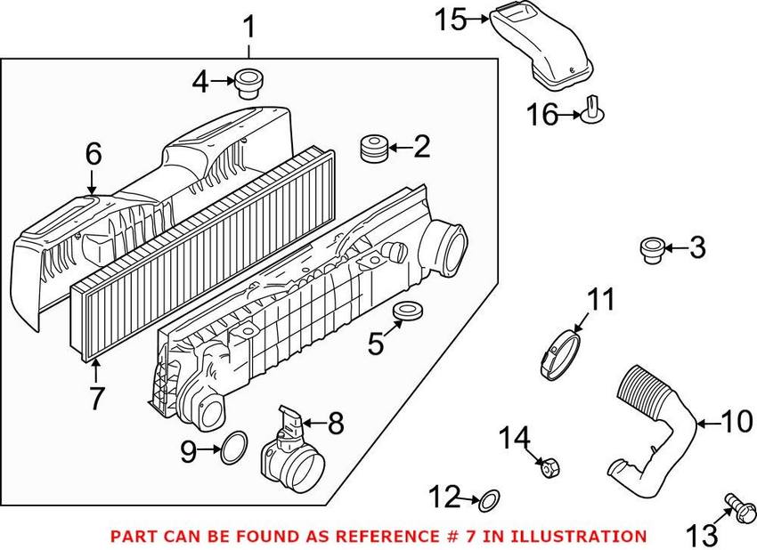 Porsche Engine Air Filter 99711013174